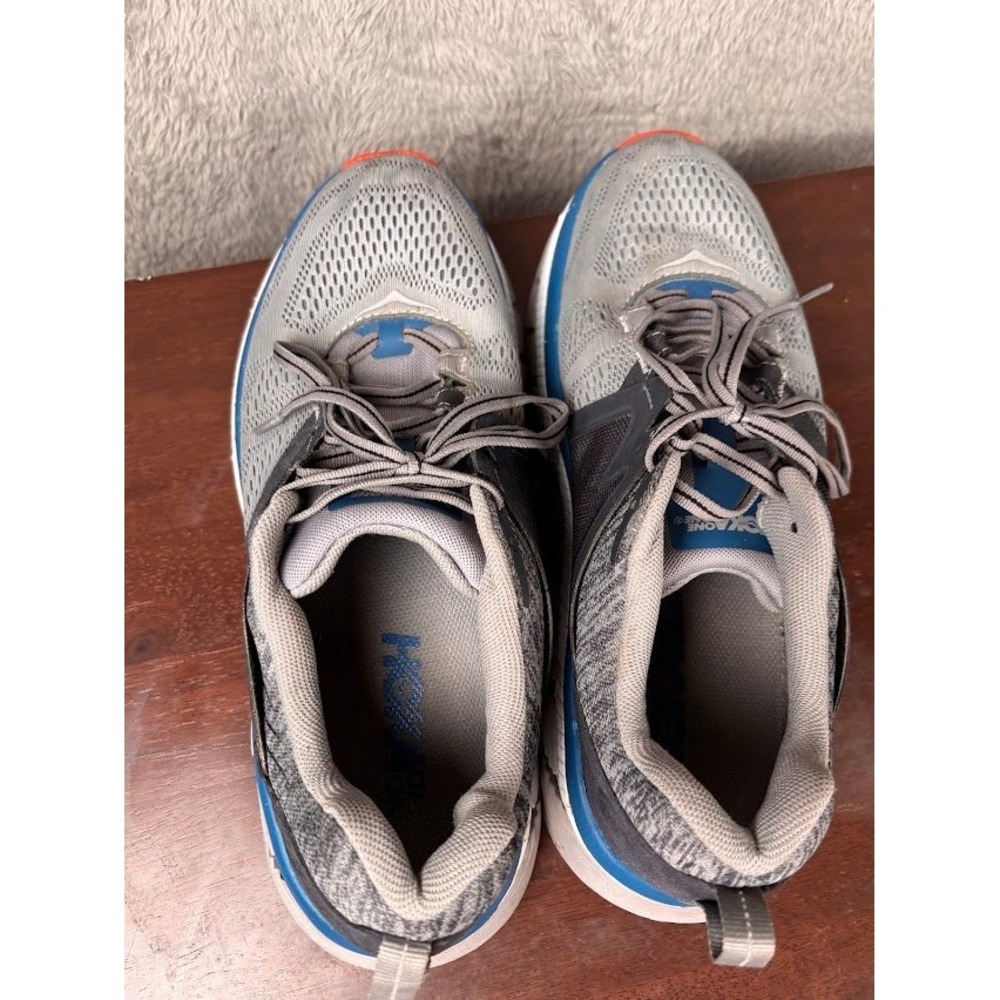 Hoka One One Gaviota 2 1099629 FGSR Men's 9.5 Gray Blue Running Shoes - Picture 5 of 10